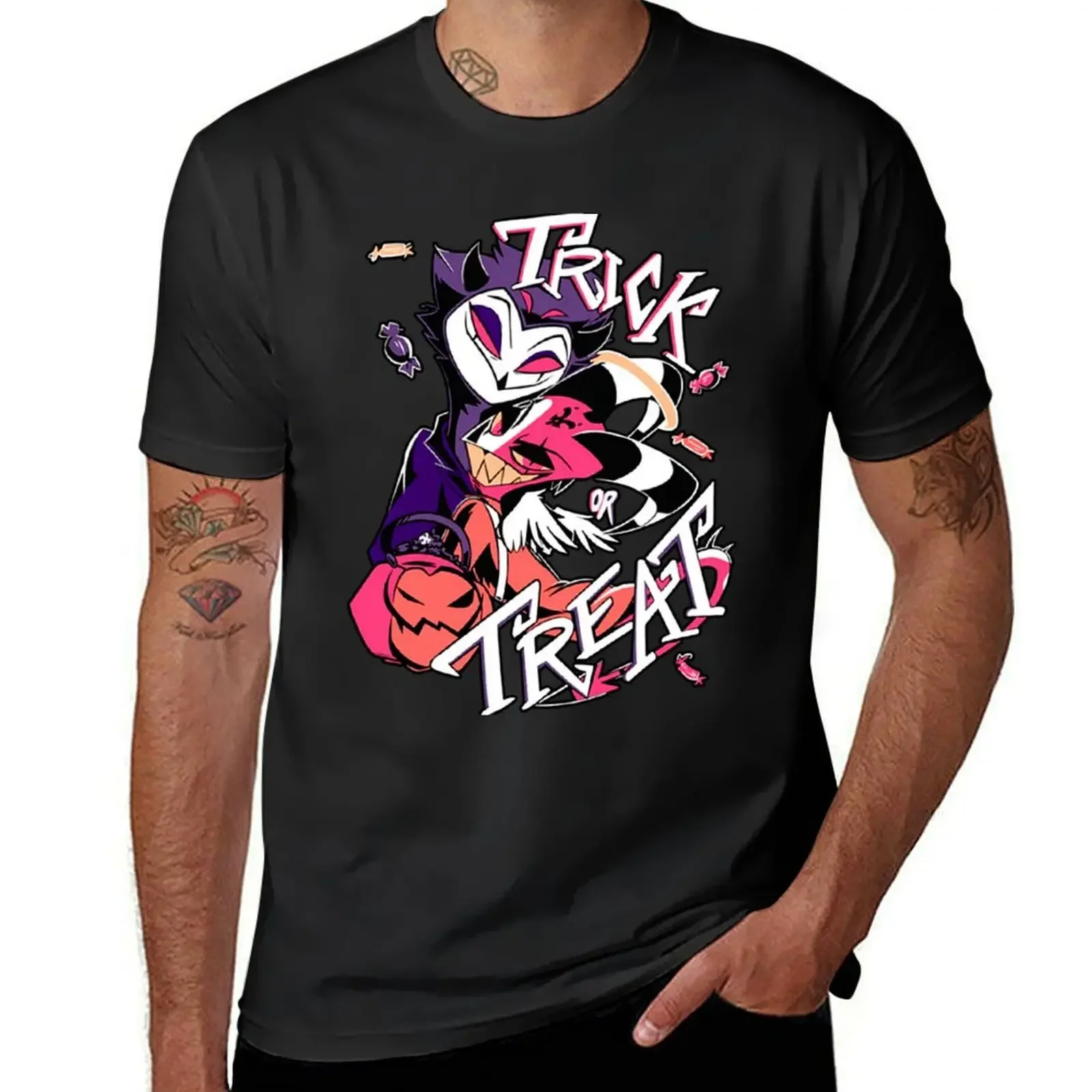 

Trick or treat T-Shirt customs design your own custom t shirt basketball graphic tees oversized t shirt tshirts for men