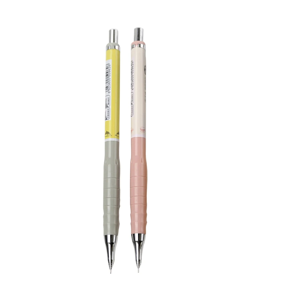 

2 Sets Mechanical Pencils 0.3mm Automatic Lead Pencils Retractable Tip Detachable Clip Replaceable Refills for Drawing Writing