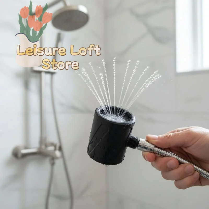 

Upgraded Men Shower Head Water Saving Massage Function Ergonomic Handheld Design for Home Dorm Bathroom