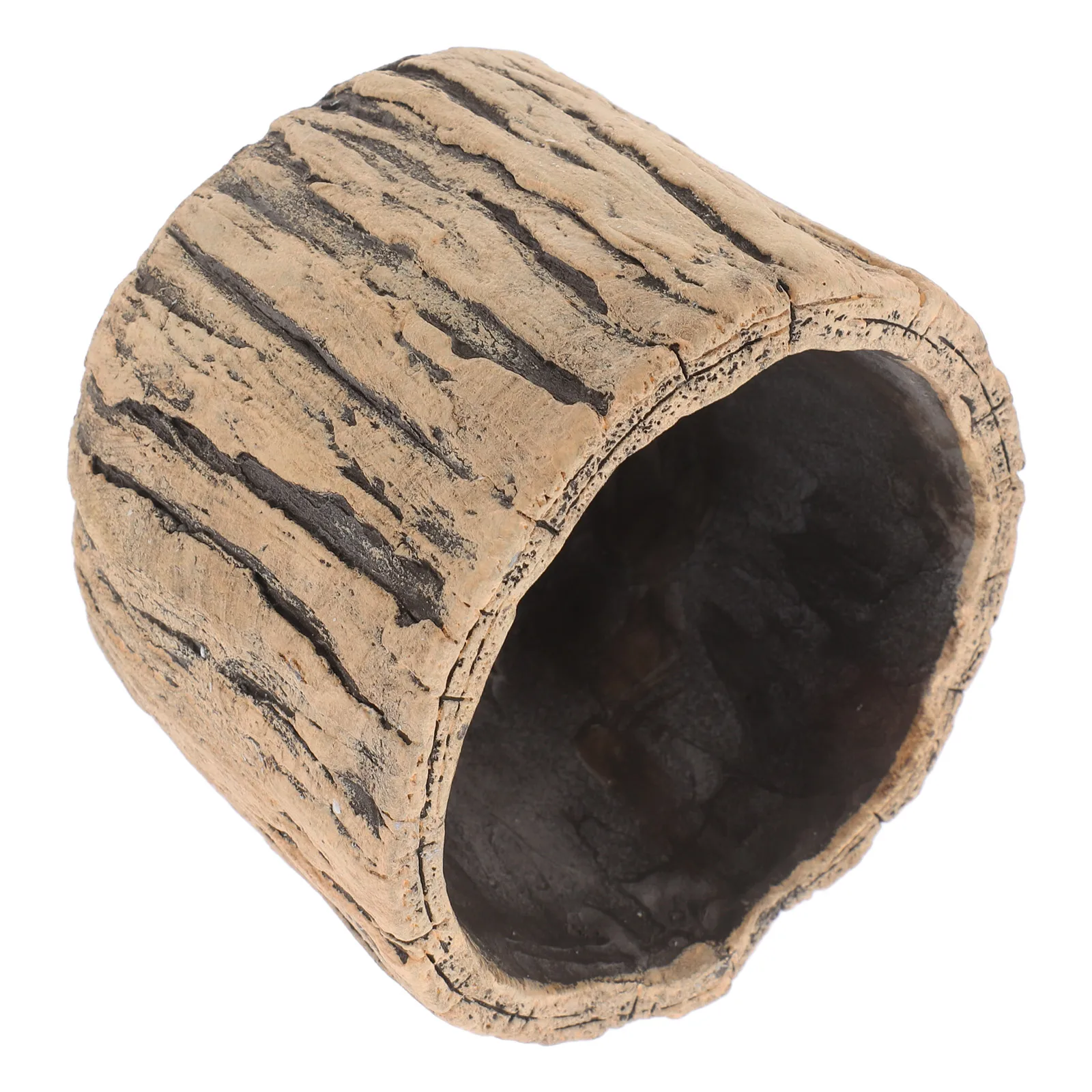 حامل نباتات من الخشب الصناعي بتصميم دائري لزراعة الأسمنت للخضراوات والأعشاب والحديقة والمكتب والشرفة والحاوية المزخرفة