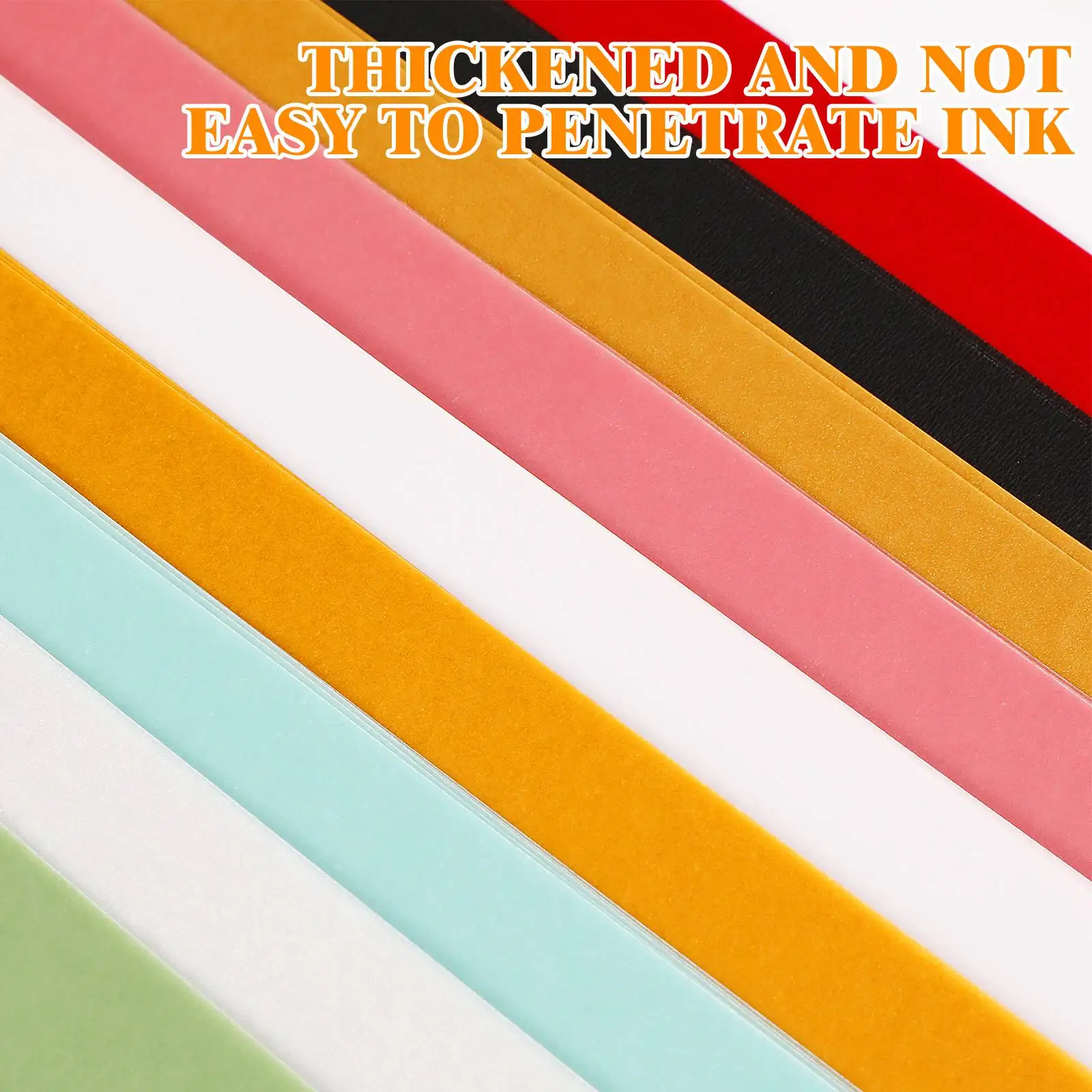 50 Sheet Colored Tracing Paper Sets Fade Resistant Translucent Engineering Drawing Copy Paper for Art Craft Calligraphy