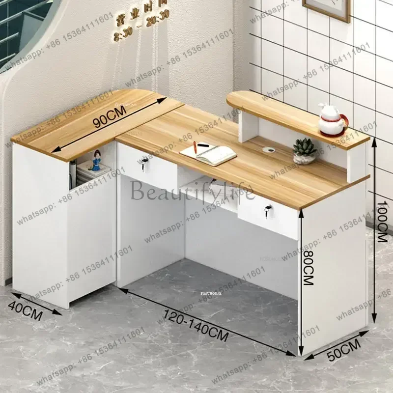 

Стойки ресепшн для скандинавских компаний, угловые прилавки для магазинов одежды, кассовые стойки, простые стойки ресепшн для парикмахерских, барные столы для небольших магазинов