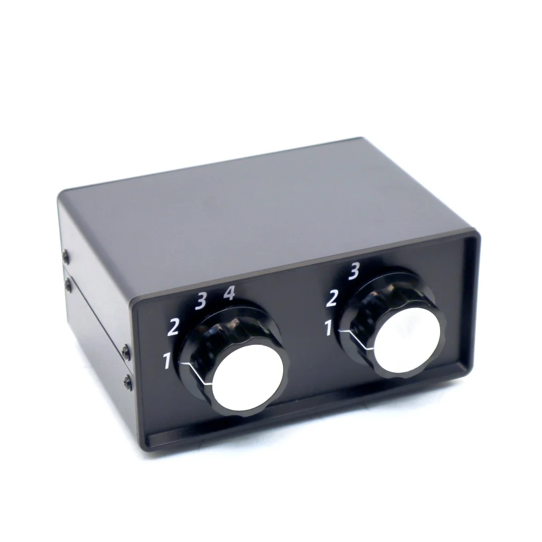 TIANCOOLKEI RCA4-3 Audio signal switcher AV / RCA 4 IN - 3 OUT Input and output can be selected independently