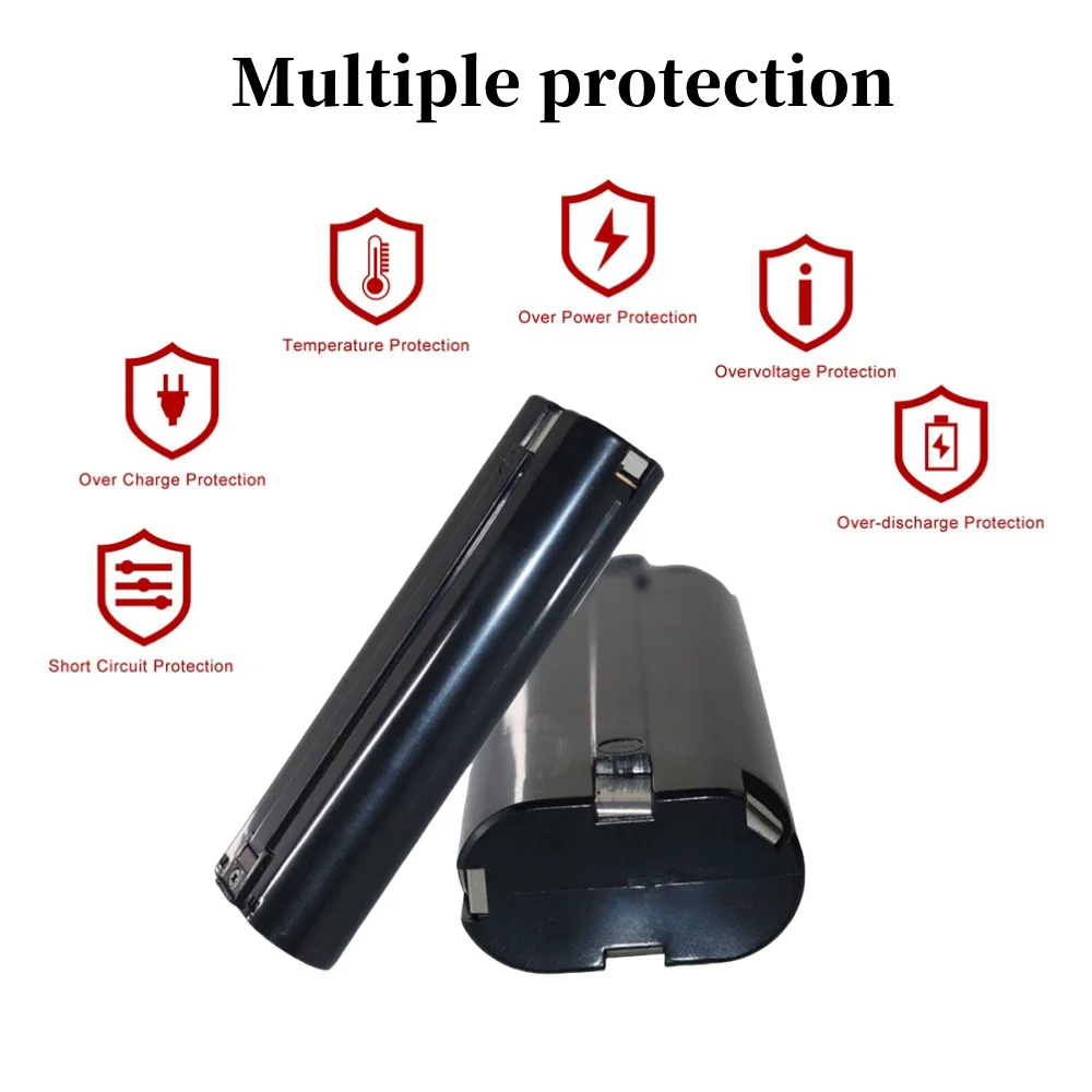 

Replacement For Makita 7.2V 6.8Ah Ni-Mh Battery 7000 7002 7033, 6010D 6018D 6073D 6172D DA3000D 6019D 9500D DA301D ML702