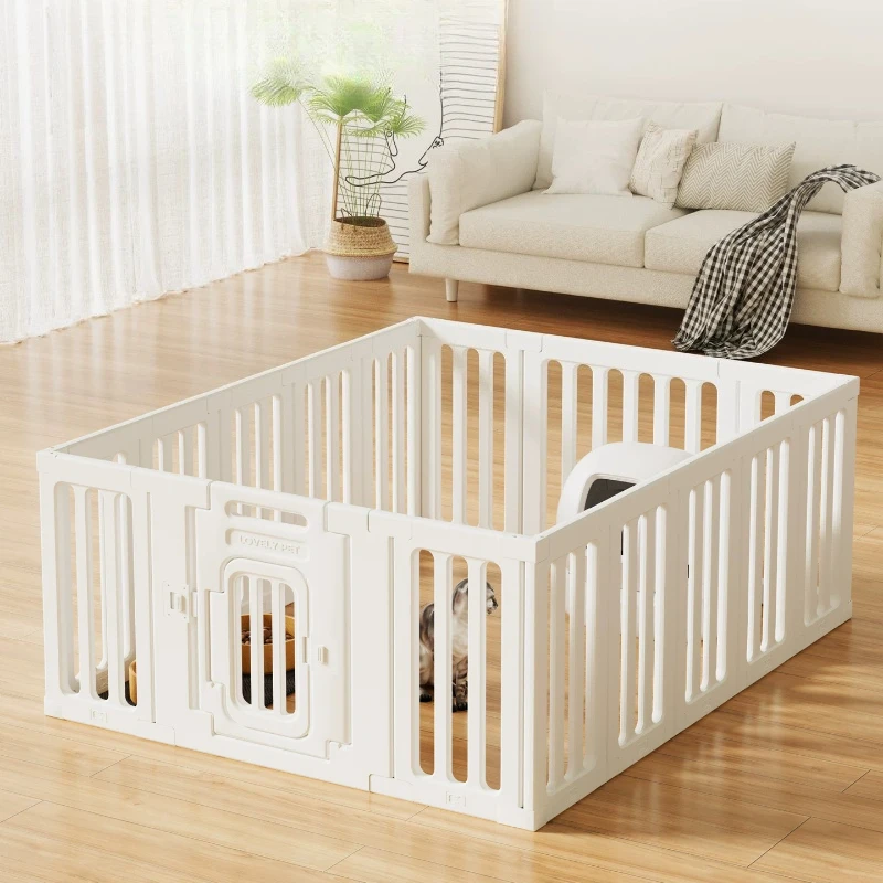 Accesorios: Barrera para perros de exterior, Valla extensible de seguridad para cama, Puerta para perros, Valla para perros, Corral plegable para perros, Decoración del hogar
