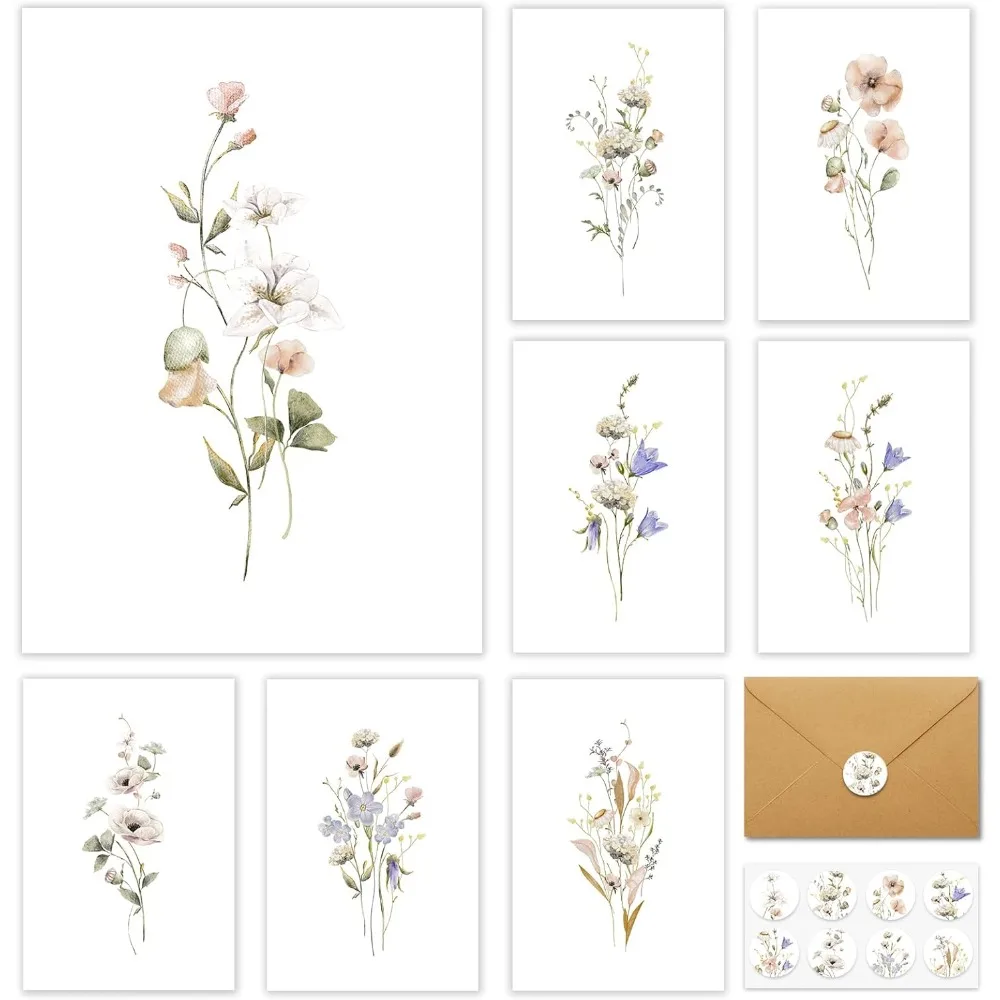 

Blank Cards and Envelopes 32 Pack Blank Greet Cards, Beautiful Blank Note Card, Perfect Stationary Set For All Occasions