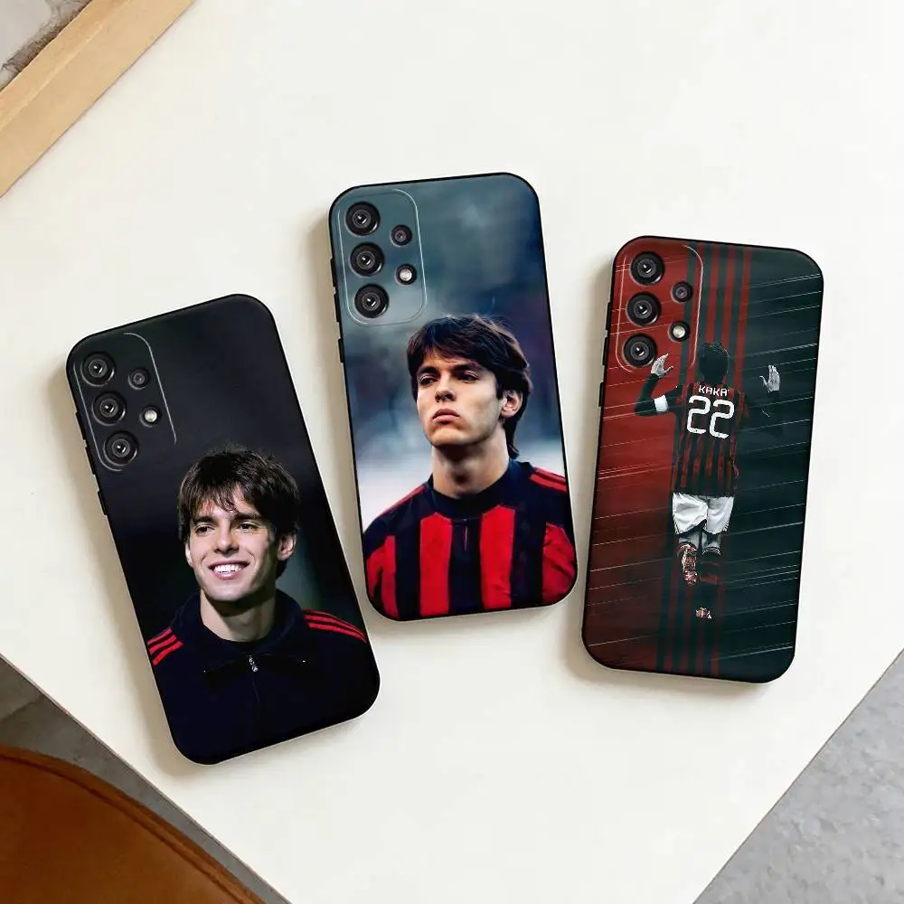 

F-Football S-Star K-Kaka Phone Case For Samsung S25,S24,S21,S22,S23,S30,Ultra,S20,Plus,Fe,Note,10,9,5G Black Cover