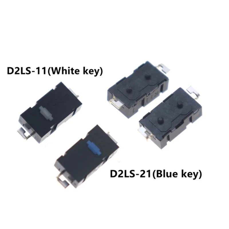 D2LS Mouse Microswitch Limit Switches for Anywhere M905 G903 G502 Japan White Dot/Blue Dot Smooth and Accurate Control