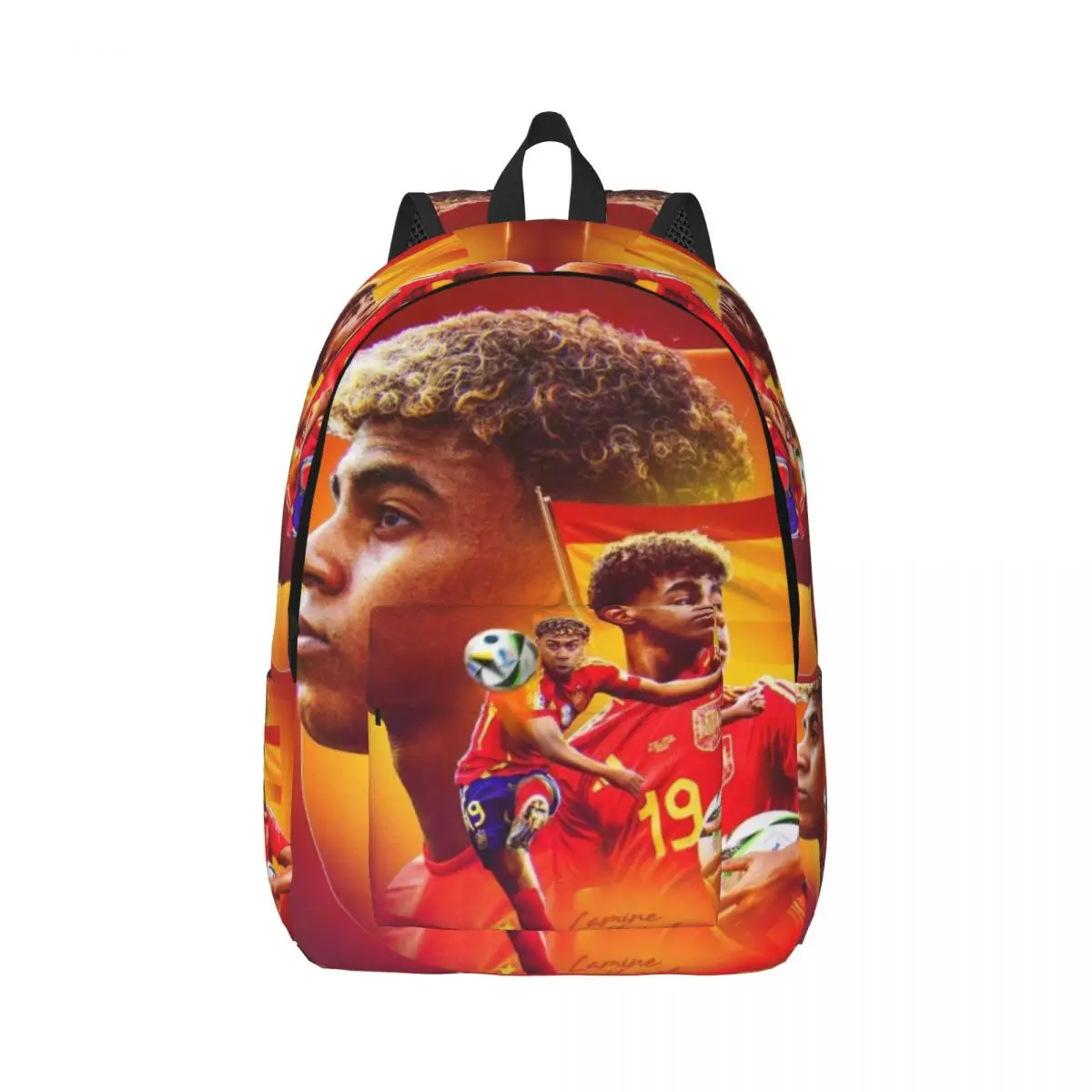 Lamine Y-Yamal Fashionable and avant-garde, fully printed, comfortable student backpack for carrying.