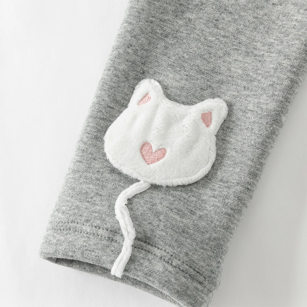 ديف بيلا الأطفال طماق الخريف الشتاء الطفل السراويل السميكة الفتيات القطن المخملية السراويل عارضة بنطال مرن في الهواء الطلق DB4242594