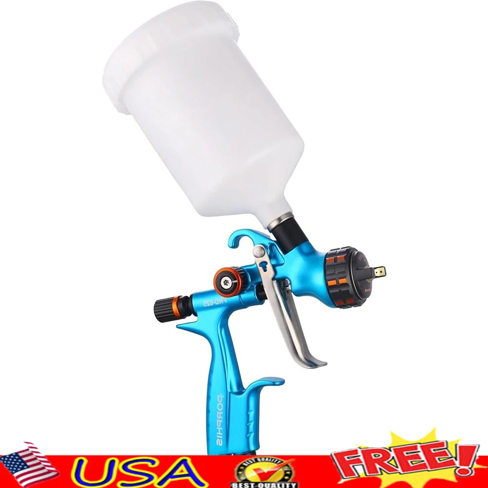 

1.3mm Paint Spray Gun PRD-625 MP Type Split Nozzle Automative Refinishing LVLP HVLP Forged Aluminum Durable Anti-Corrosion