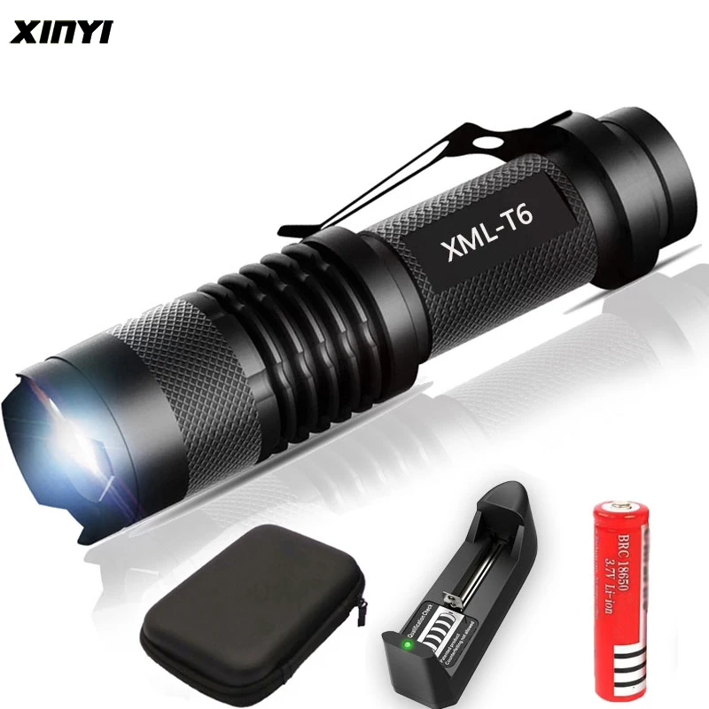 

8000LM Mini Led flashlight Super Bright torch Q5/T6/L2 linterna led lanterna Zoomable fishing Camping Bicycle Light 14500/18650