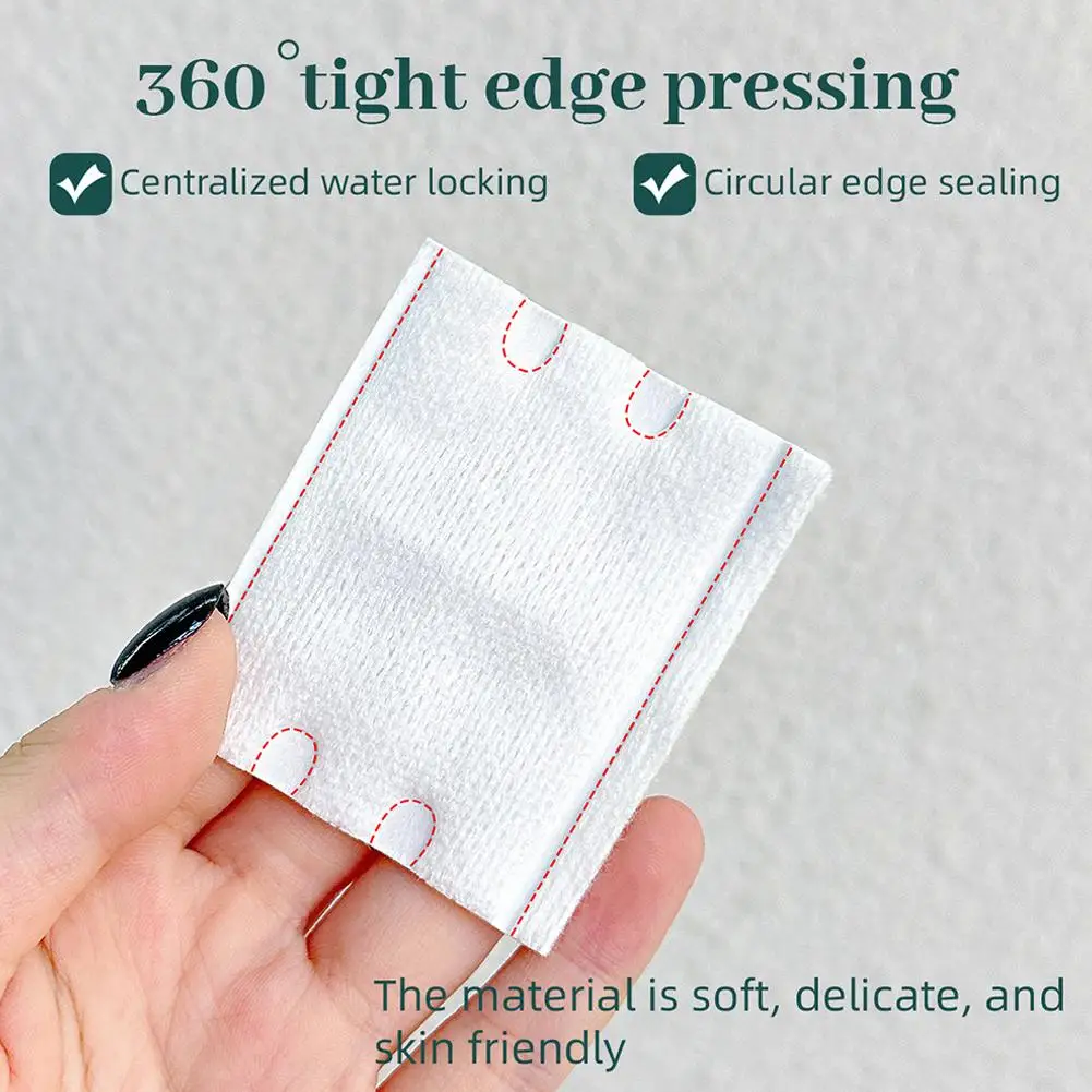 222pcs Double Sided Makeup Remover Cotton Three-layer Thick Design Soft Makeup Remover Pads Face Cleaning Makeup Remover Tool