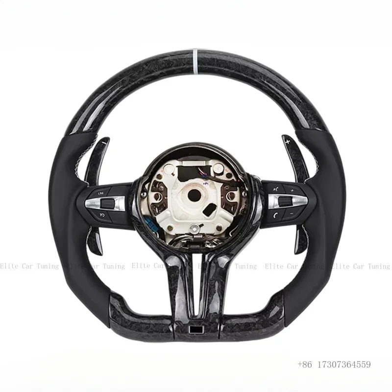 

Спортивный руль M Sport из кованого карбона для BMW F20 F30 F32 F33 F34 F35 F36 M3 M5 F10 F25 E70 E71 X1 X3 X4 X5 X6 X7 (с возможностью индивидуальной настройки)
