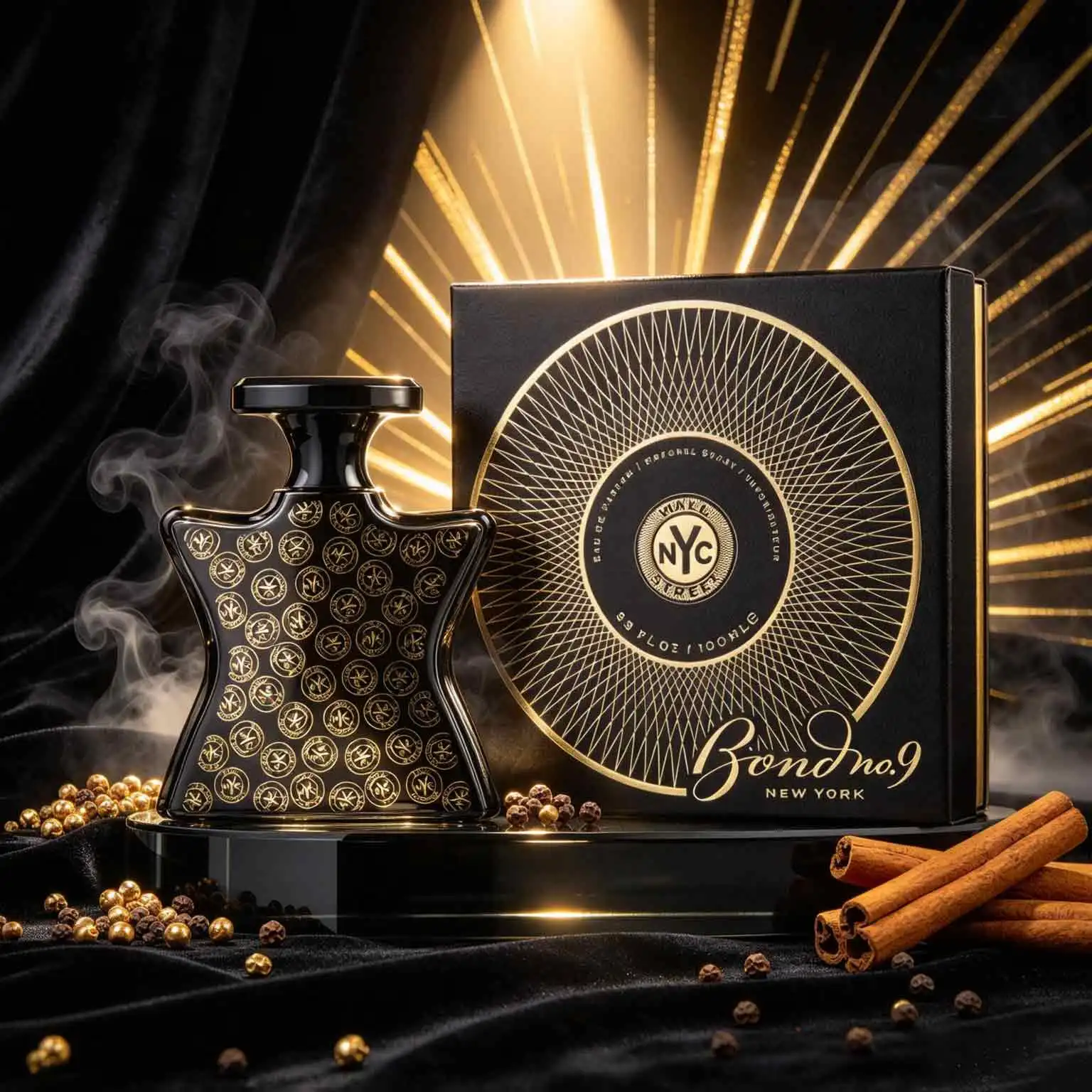 Bond No.9 Wall Street Perfume, Niche Unisex Aquatic Scent, 100ml\ 3.4oz, Crisp Aquatic Herbal Scent. Long Lasting Fragrance, Cucumber\Vetiver\Marine Scent\Musk,Ideal For Business And Daily Commute