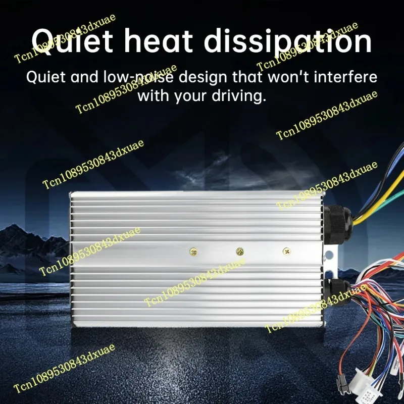 48V 60V 72V 84V 3000W dual row intelligent brushless controller