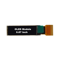 1PCS 0.87 Inch White Color 128X32 128*32 OLED Display Screen IIC I2C 14Pin Port VG2832TSWUG02 QT1316P01B QT1316P07A