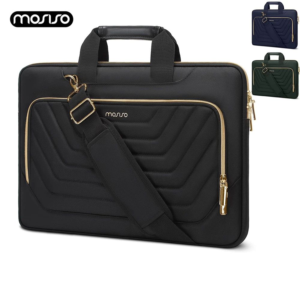 

MOSISO Laptop Bag 13-16 inch Computer Bag Notebook Pouch Briefcases for MacBook Pro Air HP Dell Lenovo Asus for Men and Woman