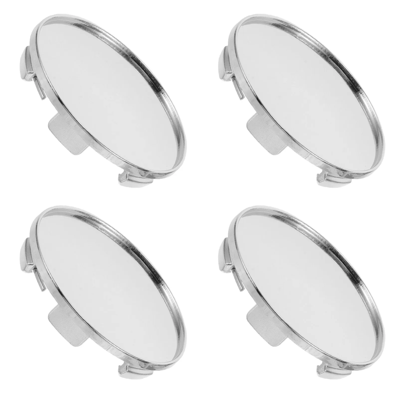 4Pcs Car Wheel Hub Caps Chrome ABS Modified Center Caps Hub Rim Covers Car Accessories Exterior Upgrade Replacement