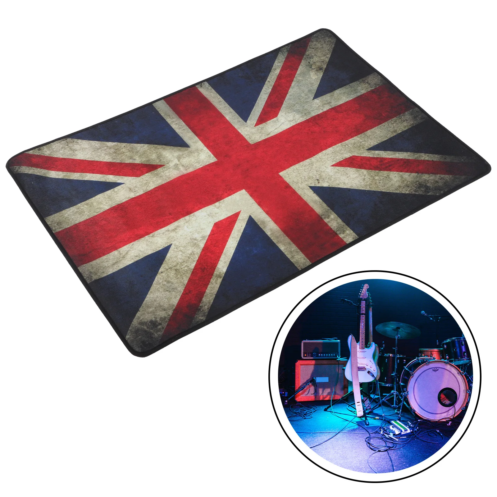 

Drum Carpet Mat Thickened Non-Slip Soundproof For Electronic Drum Set Jazz Drums Floor Protection Acoustic Rug Anti-Skid