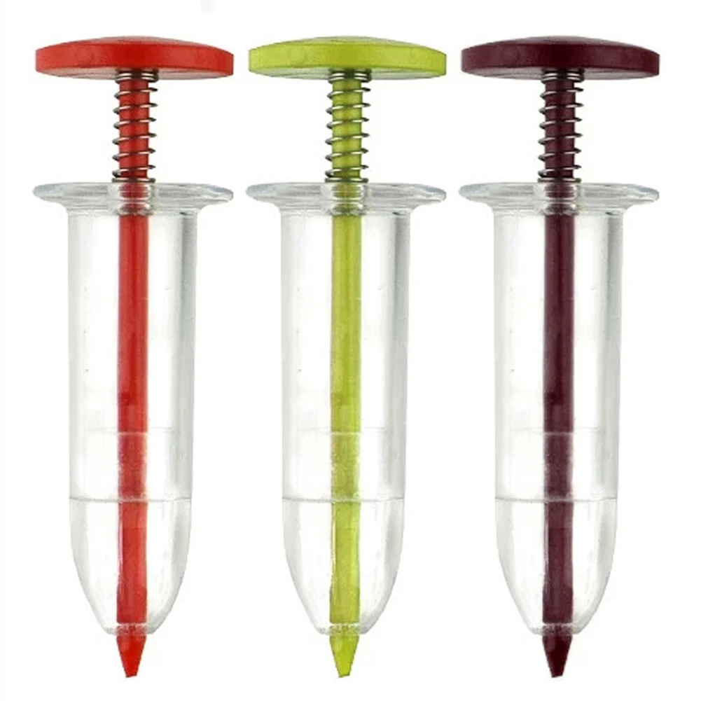 Syringe Seeder Mini Sowing Seed Dispenser Plastic Handheld Seed Planter Garden Seeding Dispenser Small Seed Spreader for Garden