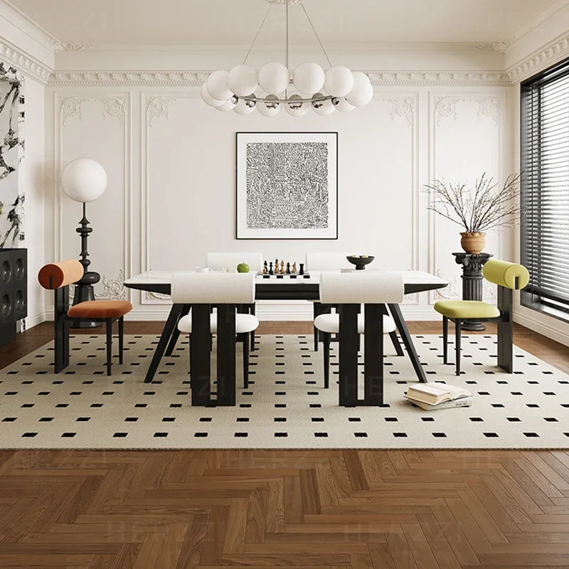 Moderne Nordic Esszimmerstühle Zurück Gepolsterte Schlafzimmer Wohnzimmer Esszimmer Stühle Designer Make-Up Tisch Home Möbel Stuhl FYDC