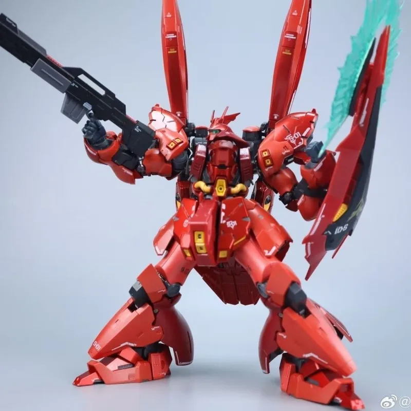 Pré-commande à venir bientôt FA-01 Super Alloy-Sazabi 1/100 Échelle Jouet transformable en alliage Produit fini Figurine d'action Jouet Cadeau Collection