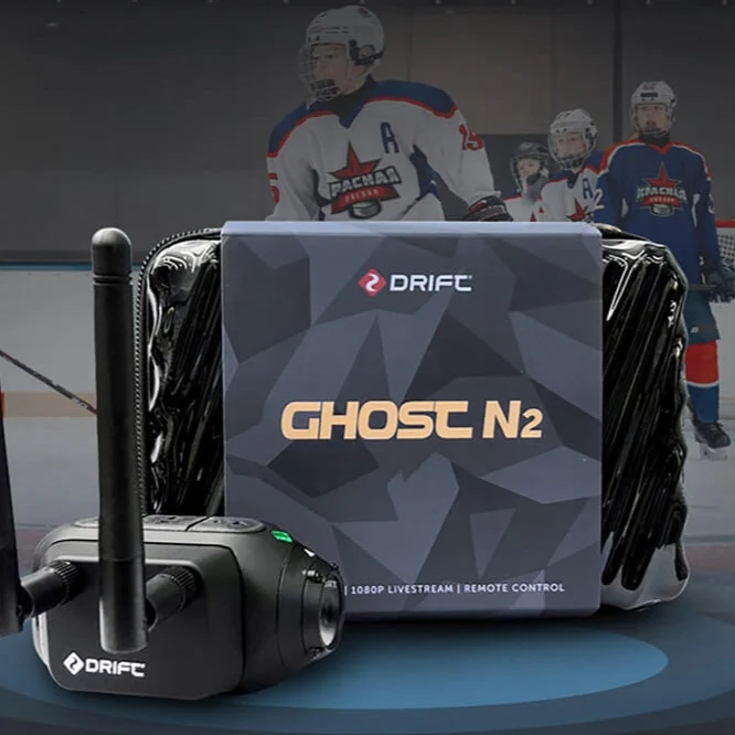 Ghost N2 300 Meters Transmission Professional 4K UHD Sport Action Active Camera Live Streaming Camcorder for Social Media