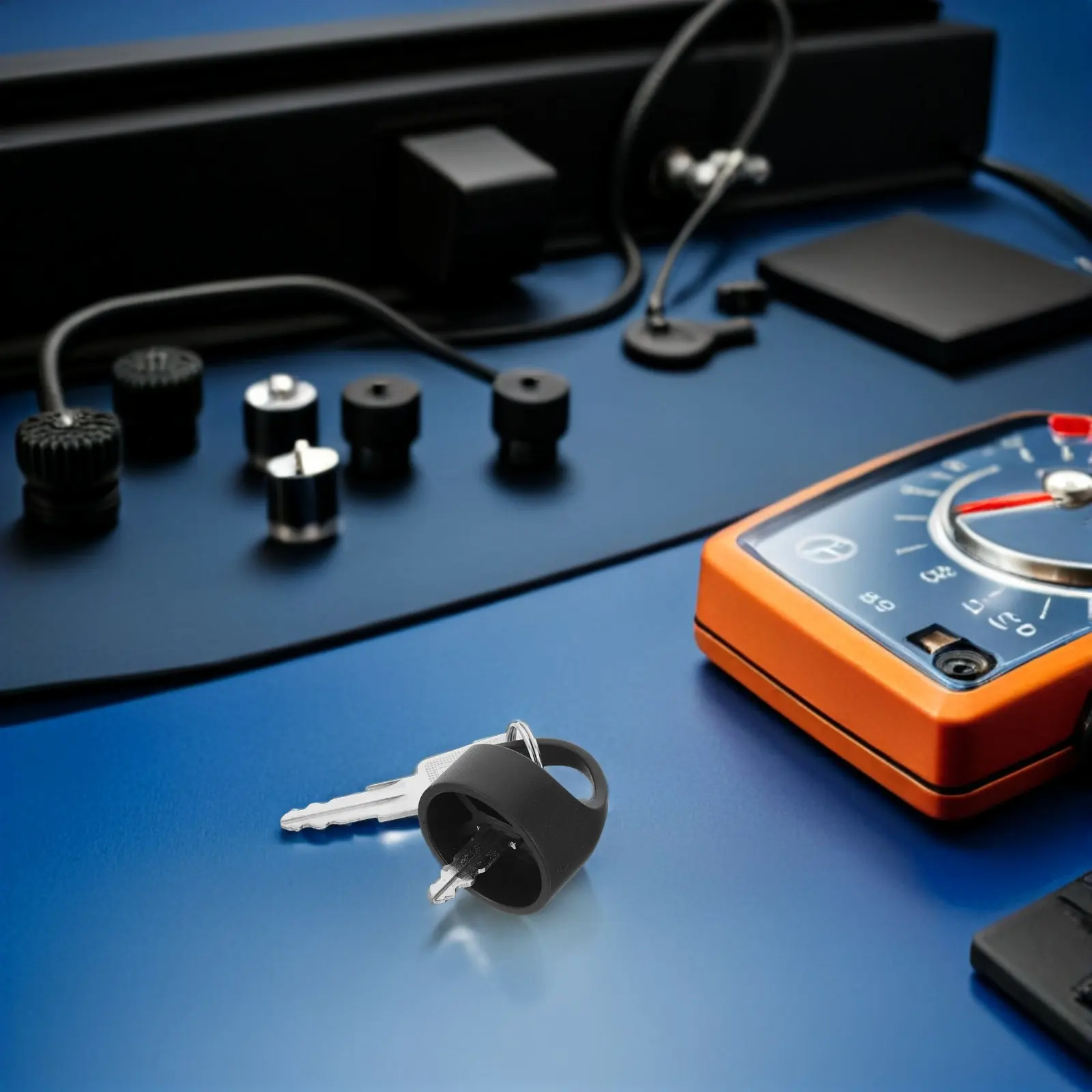 

4 комплекта сменных ключей для электроскутеров для пожилых людей, для багажного отсека электрической инвалидной коляски, с легким вытягиванием, компактные, мини-ключи для скутеров