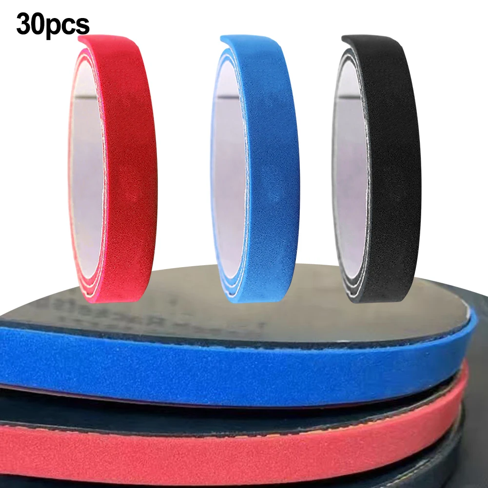 

30 Pcs Table Tennis Racket Edge Tape Sponge Comfortable Side Tape Band Edge For Protection Tape Table Tennis Racket Accessories