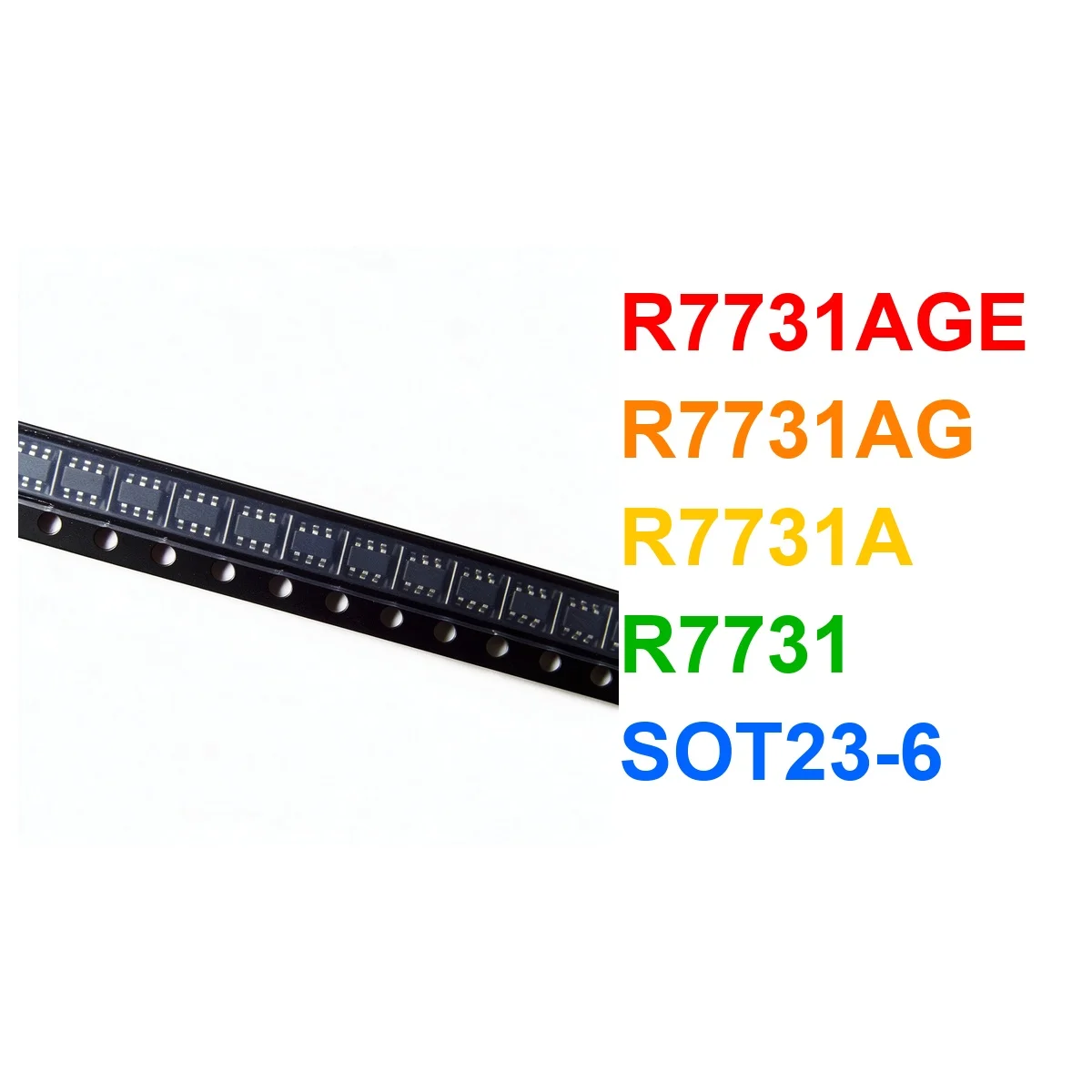 (10piece) R7731AGE R7731AG R7731A R7731 SOT23-6 Chipset