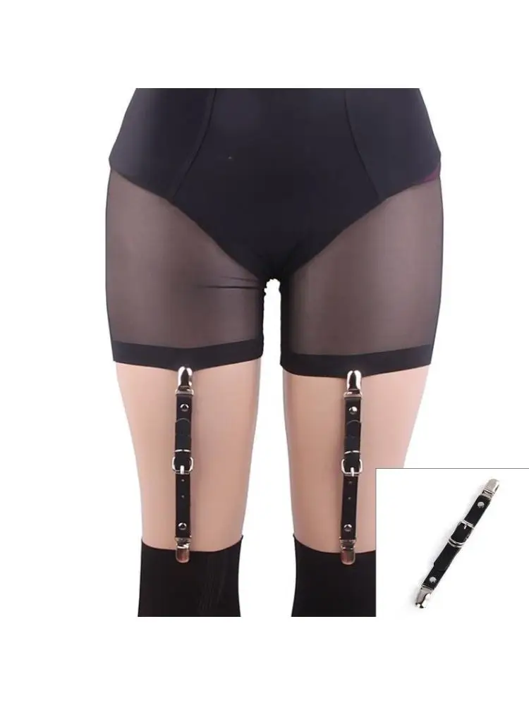 49 mc femmes à double tête clip jarreter en faux en lingerie cuisse bretelles