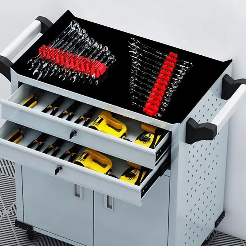 

Wrench Spanner Sorter Holder Household Tool Wall Tray Rack Storage Bracket Garage Wrench M4YD
