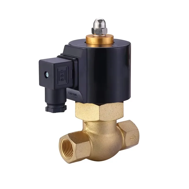 

2L170-15 220V Steam Air Water Solenoid Valve High Temperture Electric Steam Brass Solenoid Valve