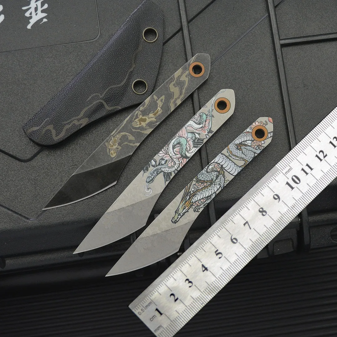 Mini Neck Knife Portable Outdoor Utility Tool for Camping EDC and Package Opening