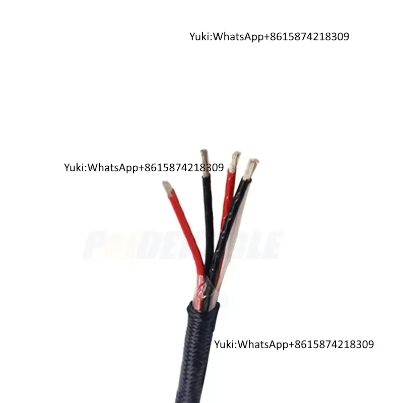 High-Temperature Resistant Ultra Light Copper Drone Tether Cable 4core 1.2sqmm 750V Current15A-20A