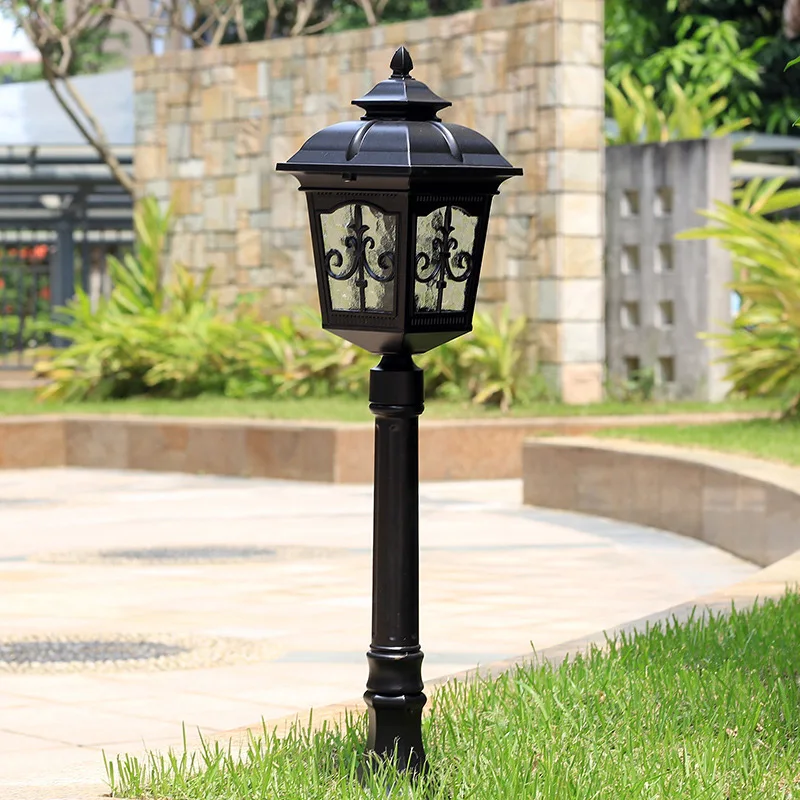 Europe Outdoor Led Lawn Lamp Aluminum Waterproof IP54 80CM Lawn Lamps LED Landscape Light For Garden Yard AC85-265V