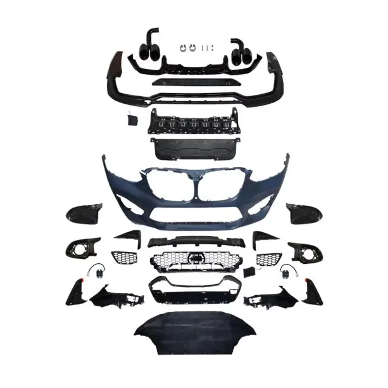 

Automobile Body Kit S X4 Series G02 Upgr to X4 X4M Front Grille/Lip Rear Diffuser Top Spoiler Tail Throat