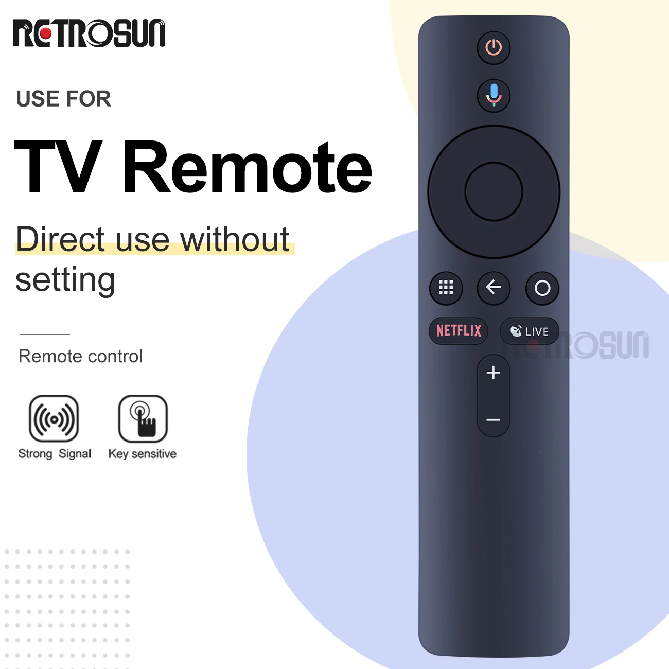 XMRM-006 Controle Remoto de Voz para Xiaomi MI Box S, MDZ-22-AB, MDZ-24-AA, Smart TV Box, Bluetooth, Assistente do Google, Novo