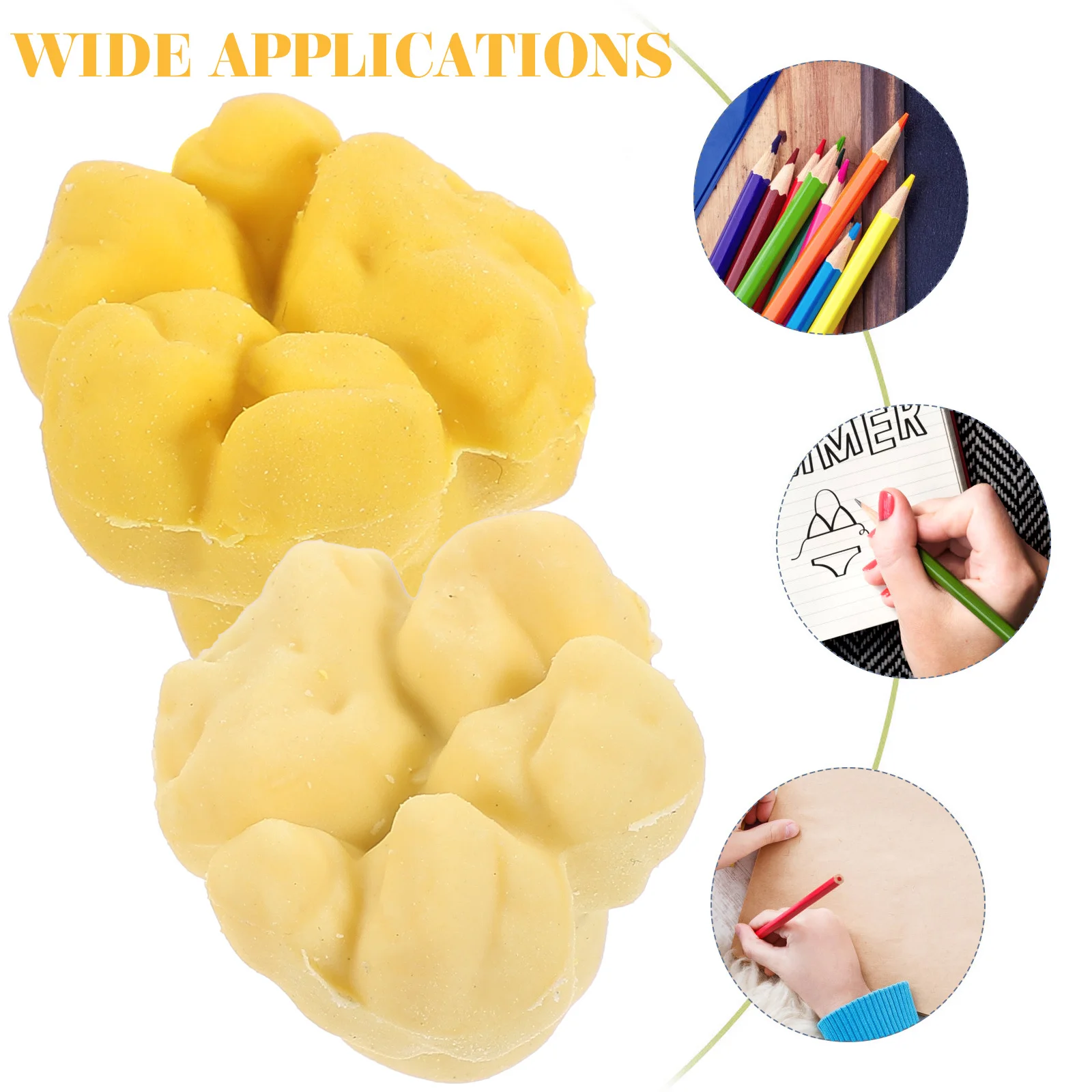 

20Pcs Popcorn Shape Erasers Creative Student Rubbers School Prizes Classroom Rewards Lovely Party Stationery Supplies