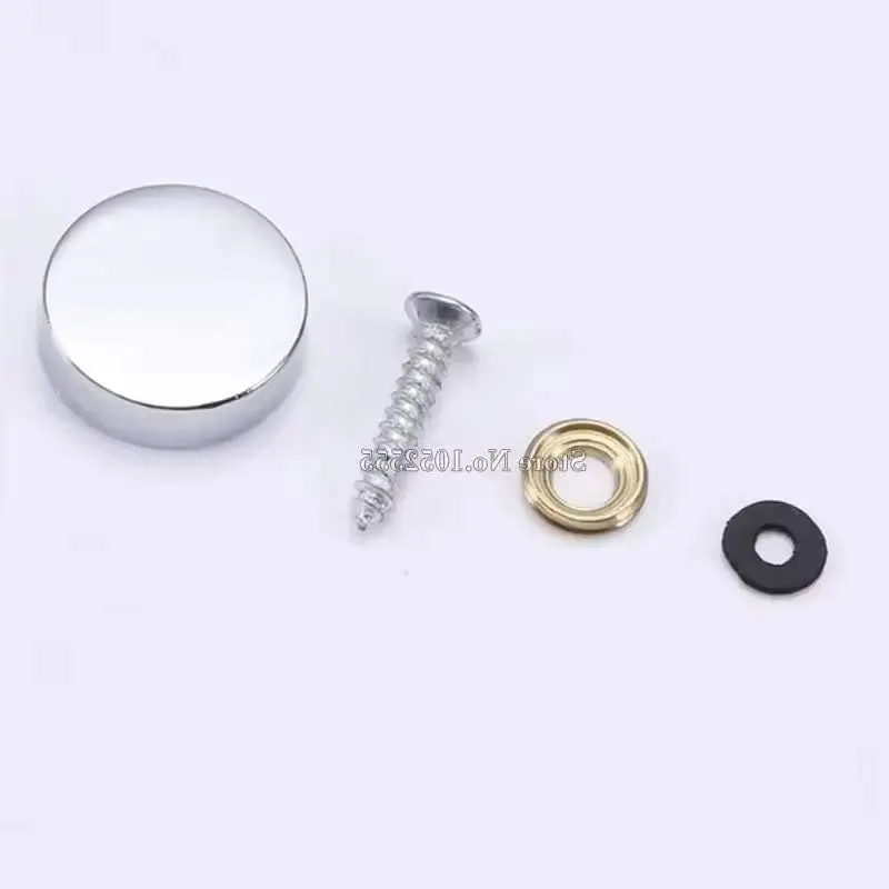 High-end Luxury 100PCS Pure Copper Advertising Nails Acrylic Billboard Glass Mirror Nails Fixed Screws Decorative Caps Chromed