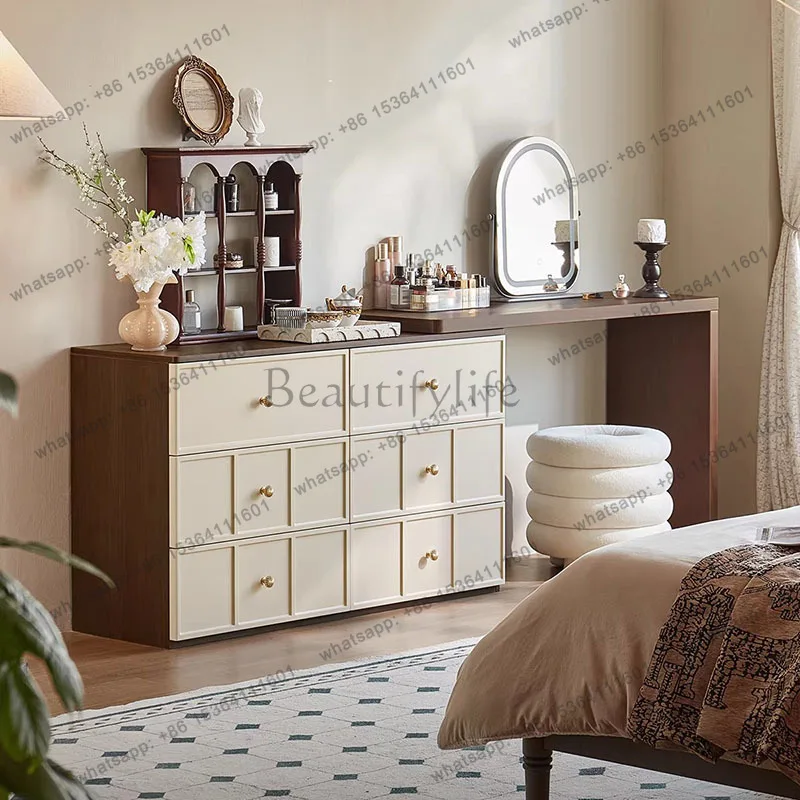 PG Bedroom Cabinet Vanity Table Storage Drawers Chair Luxury Computer Dressing Table Console Cheap Penteadeira Trendy Furniture