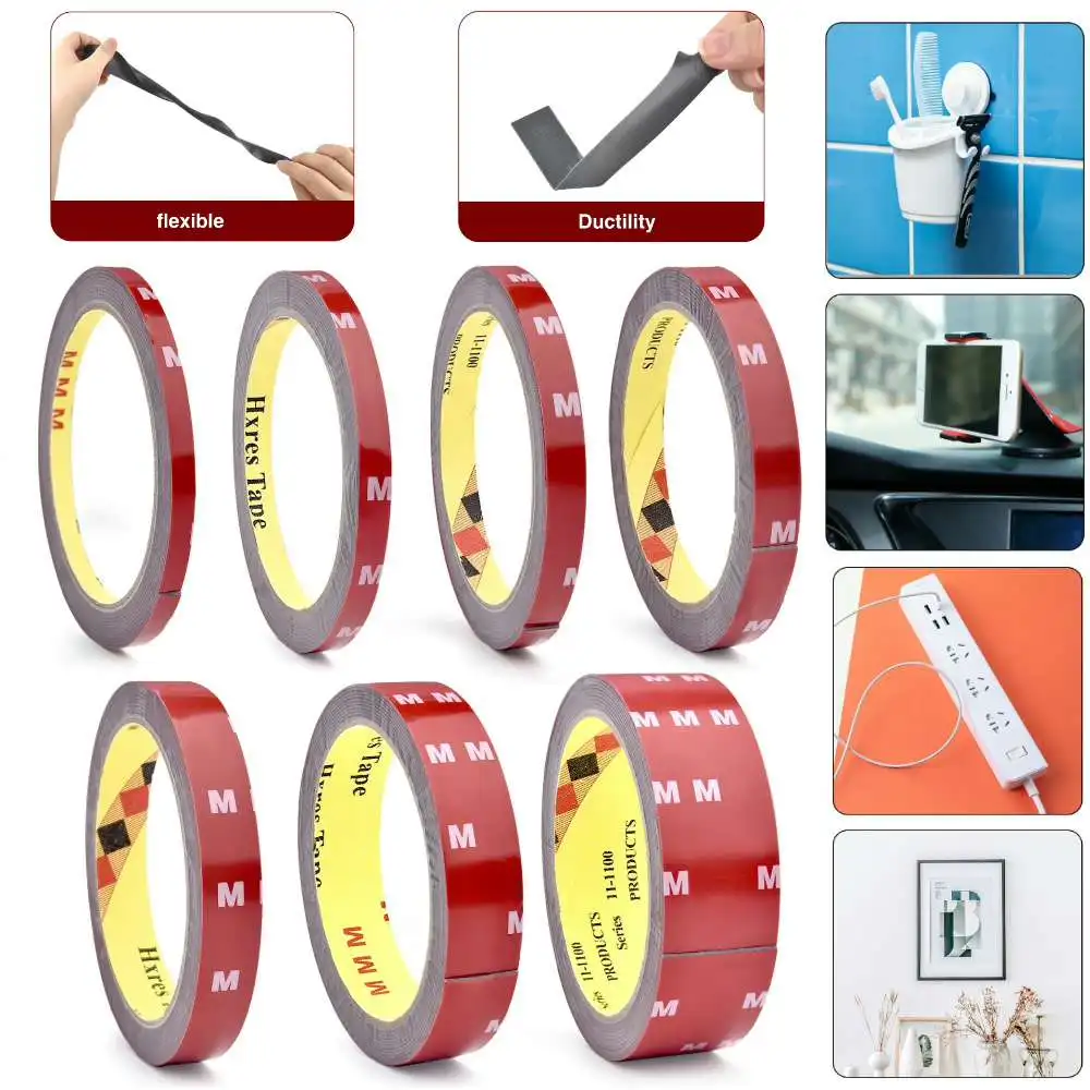 3Meters Foam Double-Sided Self Adhesive Tape Super Strong Special Sticker Two Face Waterproof Light Sponge Tape