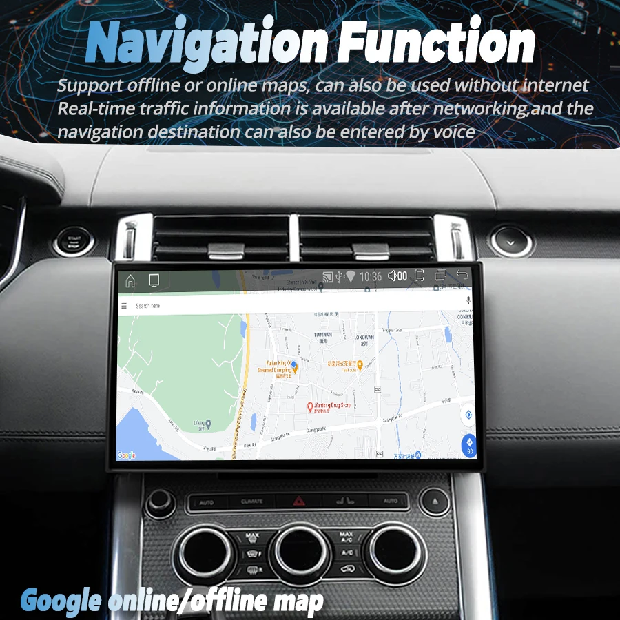 

Головный плеер для Land Rover Sport L494 2014-2017, навигация, Android 14, Bluetooth DSP, 11,4 дюйма, автомобильная мультимедийная видеостереосистема