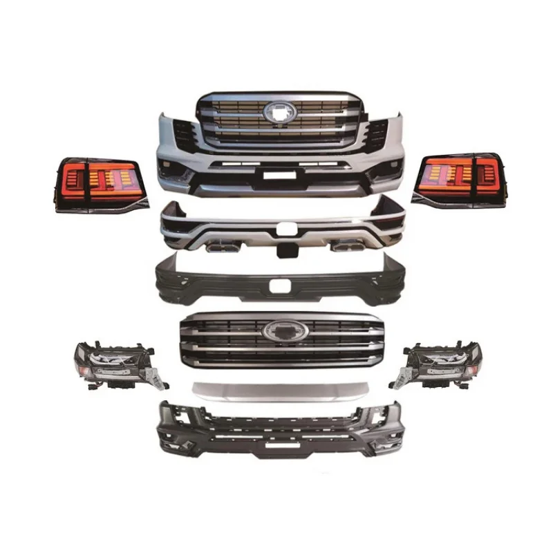 

LC300 Body Kits Front Lip Rear Diffuser Bumper Grille LED Headlamp Tail Light Body Kit for LC200 2016-2015