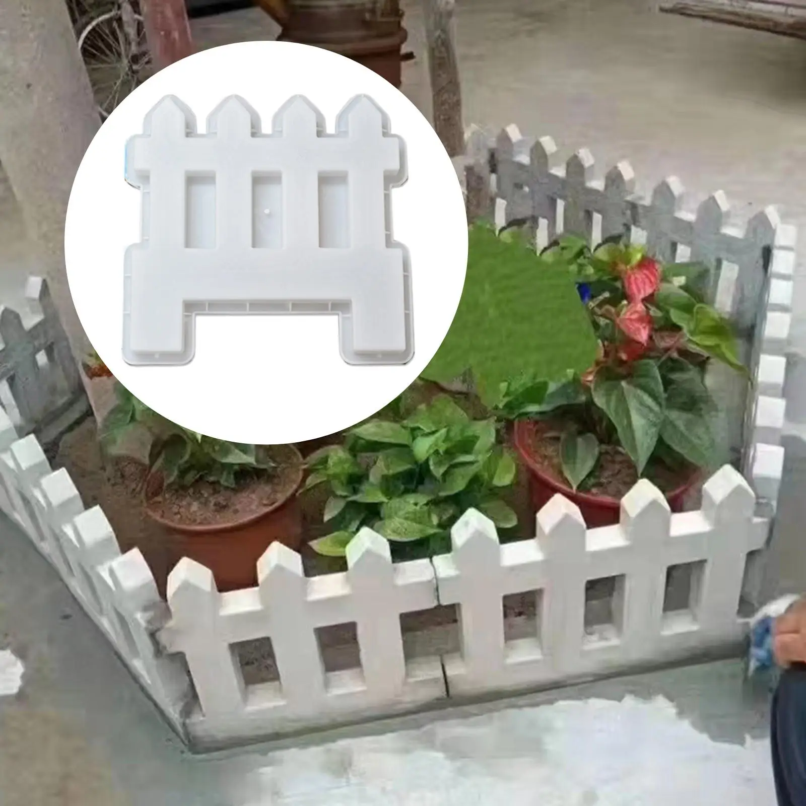 Concrete Brick Cast Stepping Stone Paver Creative Unique DIY Supplies Floor for Patio Courtyard Outdoor