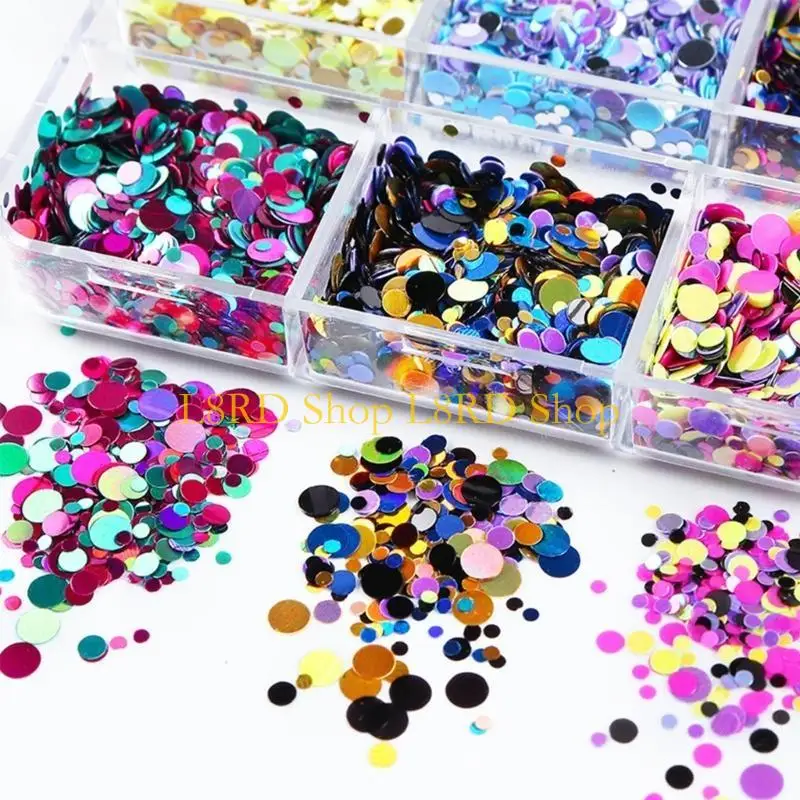 й-смешанный-круглый-гвоздь-блески-блесток-в-горошек