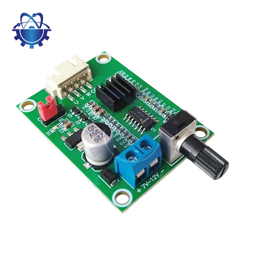 DC 7V-12V Brushless Motor Driver Board Module Speed Control Board CD/DVD-ROM Drive Controller Used For Electrical Cooling Fans