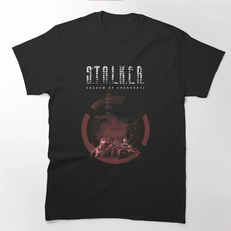 

S.T.A.L.K.E.R. 2 Shadow of chernobyl 0813 Danger exclusion zone gift t shirt Videogame Stalker Graphic Clothes All size Tops