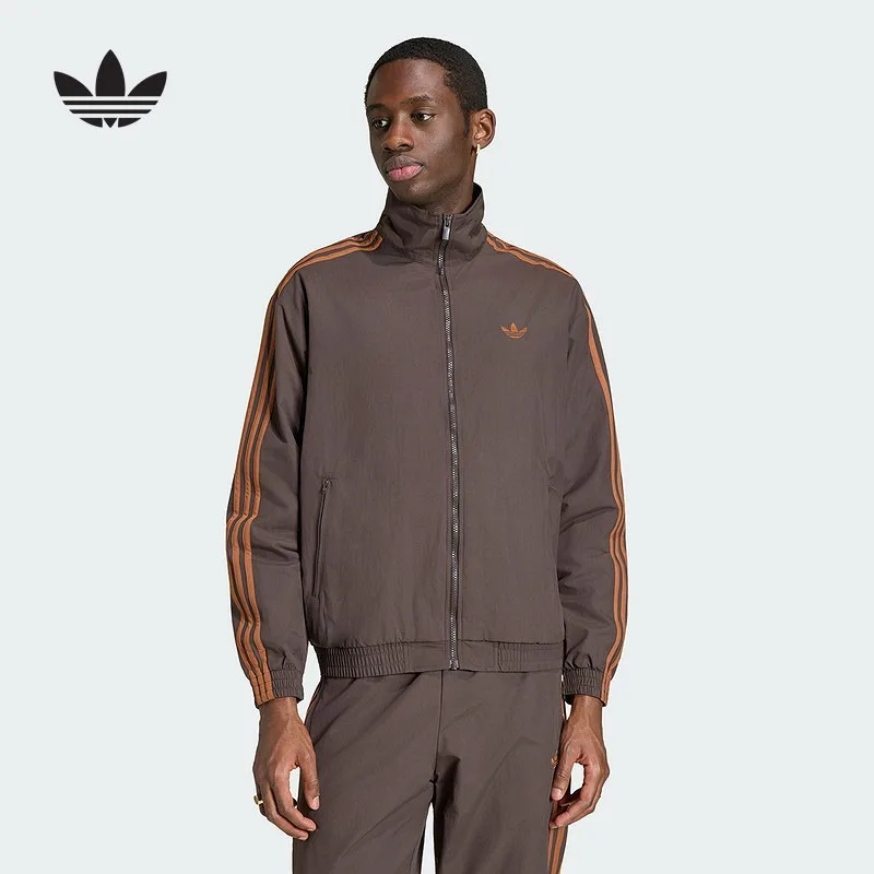 Adidas Adidas Clover 2026 Autumn Men's Football Style Stand-Up Jacket Woven Thin Jacket KS7492